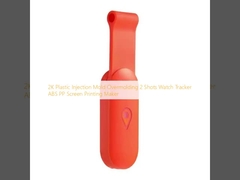 2K Plastic Injection Mold Overmolding 2 Shots Watch Tracker ABS PP Screen Printing Maker