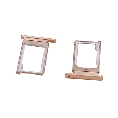 Giá đỡ thẻ SIM tùy chỉnh Luyện kim bột đồng Khe cắm thẻ SIM bằng thép không gỉ