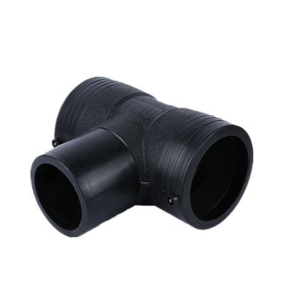 Khuôn ép nhựa màu đen Tee Wire Mesh Skeleton Composite PE Electrofusion Tube Fitting Joint