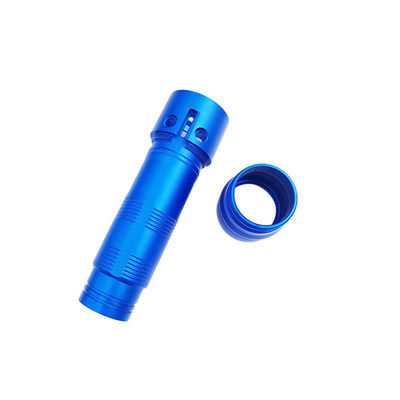 Tháp pháo Máy tiện CNC Tiện nhôm 6061 Vỏ đèn pin Vỏ đèn pin