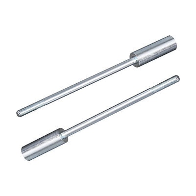 Tùy chỉnh Khuôn ép kim loại cơ khí 45 Bộ phận phần cứng CNC trục dài bằng thép