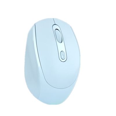 Hồng Chuột Không Dây Khuôn Sạc Silent Mouse Bluetooth Chế Độ Kép Chuột Game Makaron Nhiều Màu
