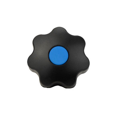 0,01mm Ép phun nylon Hoa mận Núm tay quay cơ khí Tay cầm bảy sao nylon