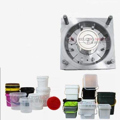 Khuôn thùng nhựa tròn 4L 10L 20L Khuôn ép thùng sơn PP